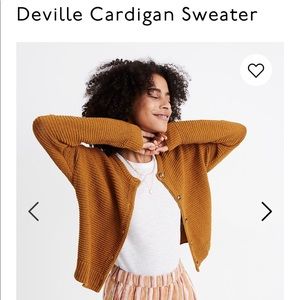 Madewell deville cardigan sweater